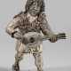 Ukulelenspieler Silber. Figur eines laufenden Ukul… - photo 1