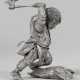 Holzfäller Silber. Figur eines Mannes in ländliche… - Foto 1