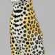Moderne, dekorative Figur eines sitzenden Leoparde… - Foto 1