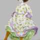 Jugendstil-Figur "Cancan-Tänzerin mit Federhut". - фото 1