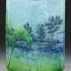 Kleine Daum-Vase mit "Paysage lacustre"-Dekor Raut… - Foto 1