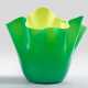Große "Fazzoletto"-Vase von Venini Farbloses Glas … - Foto 1