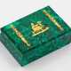 Malachit-Schatulle im Stil von Karl Fabergé. Recht… - фото 1
