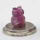 Miniatur-Eule m Stil von Karl Fabergé. Amethyst un… - Foto 1