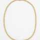Hochfeines Fancy Brillant-Rivière-Collier Gelbgold… - photo 1