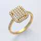 Eleganter Brillantring Gelbgold, gest. 750. Schaus… - photo 1