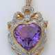Amethyst-Anhänger im viktorianischen Stil Gelbgold… - photo 1