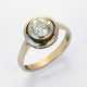 Art Déco-Diamant-Solitärring Gelbgold, gest. 585. … - Foto 1