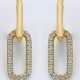 Paar feine Brillant-Ohrringe Gelbgold, gest. 750. … - Foto 1
