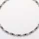 Klassisches Saphir-Brillant-Collier Weißgold, gest… - photo 1