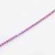 Tennis-Armband mit Saphiren Weißgold, gest. 750. L… - photo 1