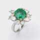 Prachtvoller Diamant-Juwelenring mit kolumbianisch… - photo 1