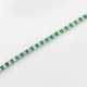 Hochfeines Smaragd-Diamant-Armband Weißgold, gest.… - Foto 1