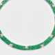 Repräsentatives Smaragd-Diamant-Collier Weißgold, … - Foto 1
