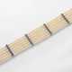 Elegantes Perl-Armband mit Saphiren Weißgold, gest… - photo 1