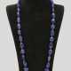 Tansanit-Tsavorit Collier Silber, gest. 925. Einre… - photo 1
