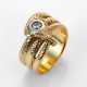 Schlangenring sog. "Promise-Ring" mit Brillanten G… - photo 1