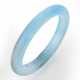 Dekorativer Aquamarin-Armreif Leicht bombierter Ar… - фото 1