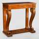 Biedermeier-Konsoltisch Mahagoni, furniert sowie E… - Foto 1