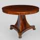 Biedermeier-Salontisch Mahagoni, furniert. Über dr… - photo 1