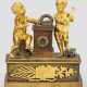 Empire-Tintenfass Bronze, dunkel patiniert und tei… - photo 1