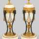 Paar feine Louis XVI-Cassolettes 1-flg.; Bronze, z… - фото 1