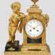 Louis XVI-Figurenpendule Bronze, vergoldet und tei… - photo 1