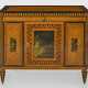 Louis XVI-Klappbuffet mit Chinoiseriedekor Palisan… - Foto 1
