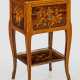 Louis XV-Beistelltischchen Rosenholz, furniert sow… - Foto 1
