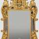 Louis XV-Wandspiegel Holz, geschnitzt, gefasst und… - photo 1