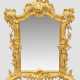 Barock-Wandspiegel Holz, geschnitzt, gefasst und v… - фото 1