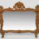 Wandspiegel im Louis XV-Stil Holz, geschnitzt, gef… - Foto 1
