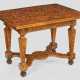 Barock-Tisch Nussbaum und Nussbaummaser, furniert … - Foto 1