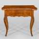 Barock-Spieltisch Nussbaum, furniert und Buchenhol… - фото 1