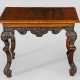 Barock-Beistelltisch Nussbaum, teilw, reliefplasti… - photo 1