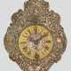 Kleine Barock-Wanduhr sog. Telleruhr. Messing, tei… - photo 1