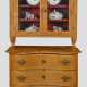 Barock-Aufsatzkommode Nussbaum, furniert. Gerader,… - фото 1