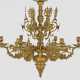 Barock-Deckenkrone 6-flg.; Messing, gegossen und g… - photo 1
