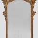 Barock-Wandspiegel Holz, geschnitzt, gefasst und v… - photo 1