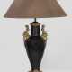 Große Salonlampe im Napoleon III-Stil 1-flg.; Schw… - фото 1