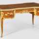 Louis XV-Bureau plat Palisander und Mahagoni, furn… - photo 1