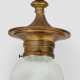 Jugendstil-Deckenlampe 1-flg.; Messing s… - photo 1