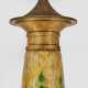 Jugendstil-Deckenlampe 1-flg.; Messing s… - photo 1