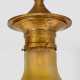 Jugendstil-Deckenlampe 1-flg.; Messing s… - Foto 1