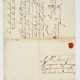 Brief von König Friedrich I. Cremeweißes… - фото 1