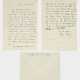 Brief von Thomas Mann Cremeweißes Papier… - фото 1