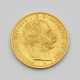 Goldmünze "Österreich, 8 Florin/20 Frank… - photo 1