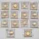 Sammlung von vierzehn Goldmünzen und -me… - Foto 1