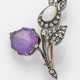 Belle Epoque-Diamantbrosche Silber. Scha… - photo 1