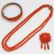 Korallen-Parure der 1930er Jahre Silber,… - photo 1